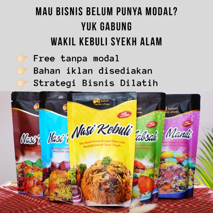 

fs2011bb Nasi Arab Biryani Briyani Kebuli Bukhari Bumbu Instan Beras Basmati - Bukhari Sv012Ss