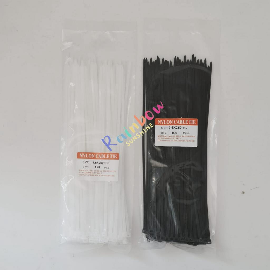 Kabel Ties 3,6x250mm Cable Tie/Kabel Tie/Cable Ties Pengikat Kabel