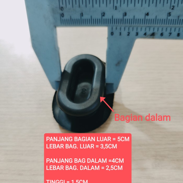 KARET PENUTUP LUBANG BODI DEK TYPE LONJONG BESAR