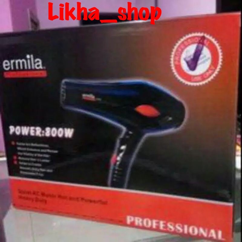 Hair Dryer ERMILA 800 watt