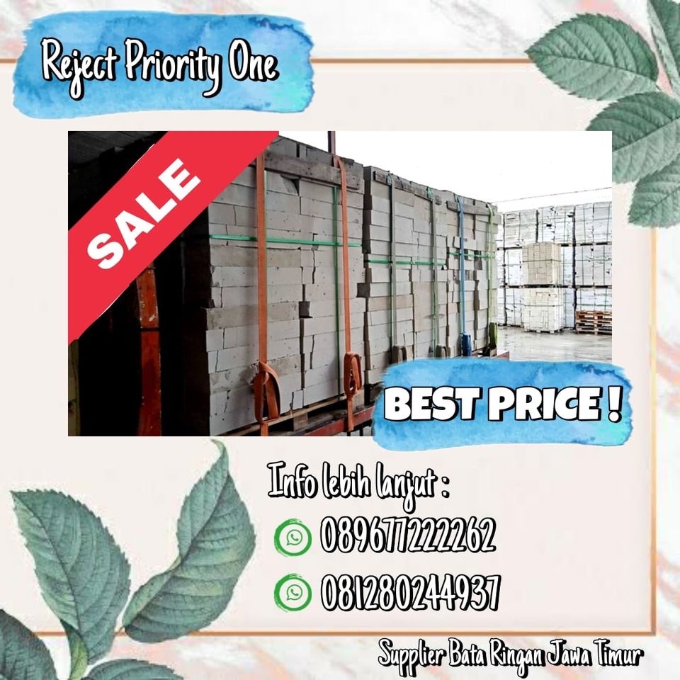 BATA RINGAN HEBEL REJECT PRIORITY ONE