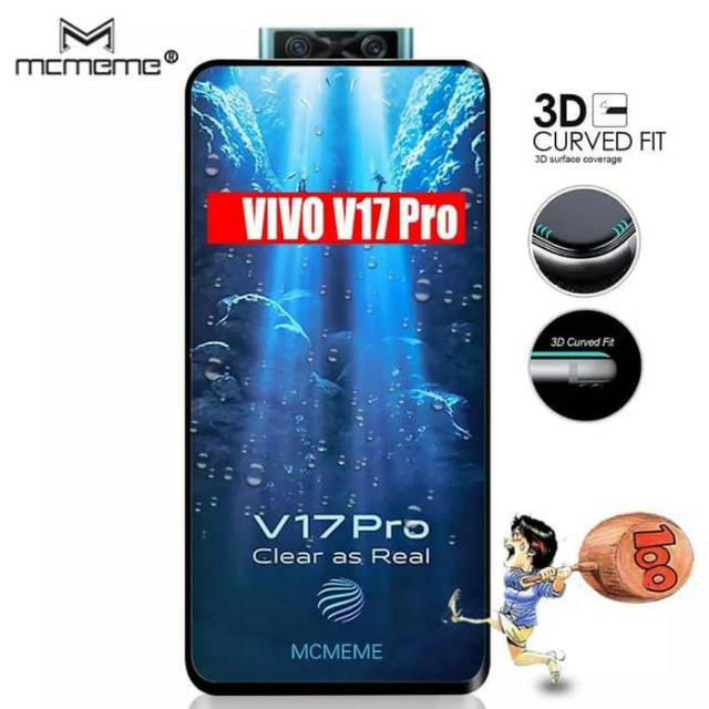 TemperedGlass Vivo Y50 Y30 V19 V17 V15 V11 S1 Z1 Pro Y19 Y17 Y15 Y12 Y91 Y95 Y91C 5D 9D FullCover