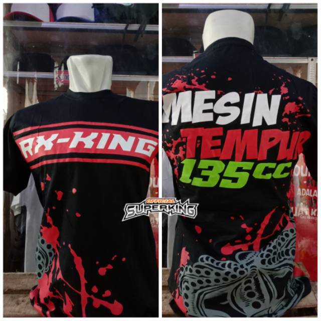 Kaos rx king pria keren murah mesin tempur