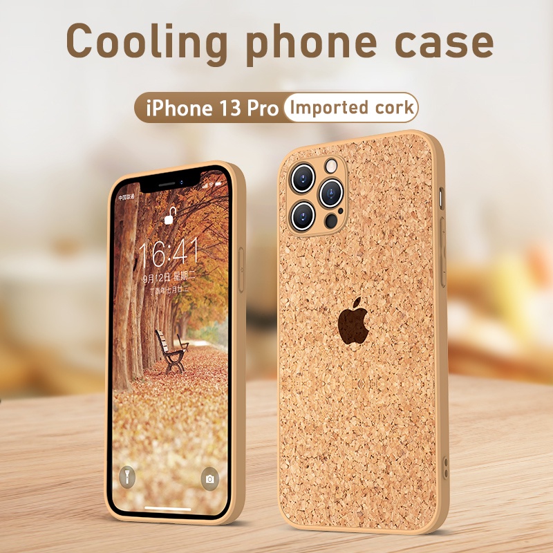 Tas Ransel Bahan Kanvas Warna Polos Untuk Wanita Soft Case Hp Gambar Sawdust Untuk iPhone 14 / 13 / 12 / 11promax / 7plus / 8Plus