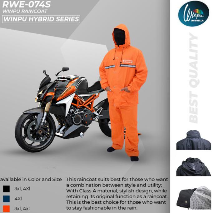 Jas Hujan Winpu Hybrid - Japan Standard Hc - Foto, Xxl