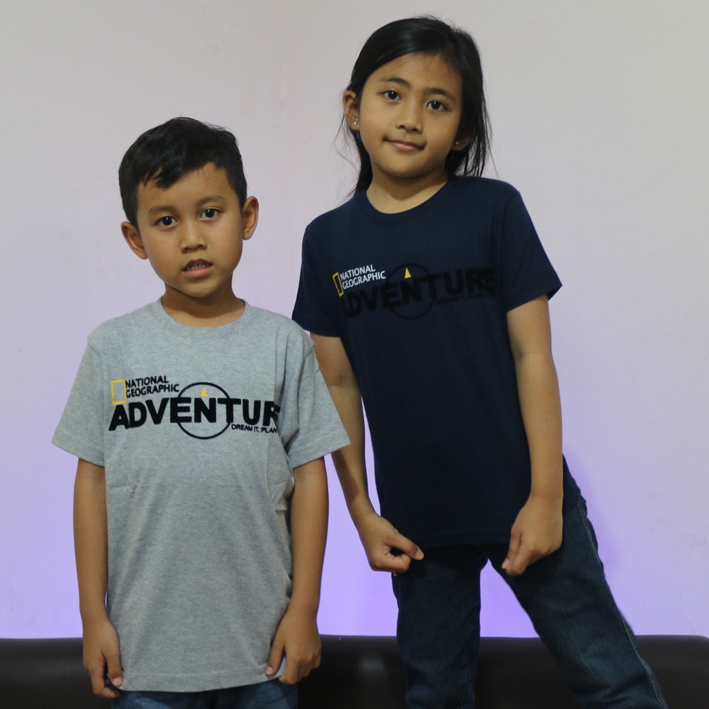 Kaos ANAK ADVENTURE LINGKAR - Baju Fashion Anak Adventur Natgeo Kaos National Geographic Keren Bludr