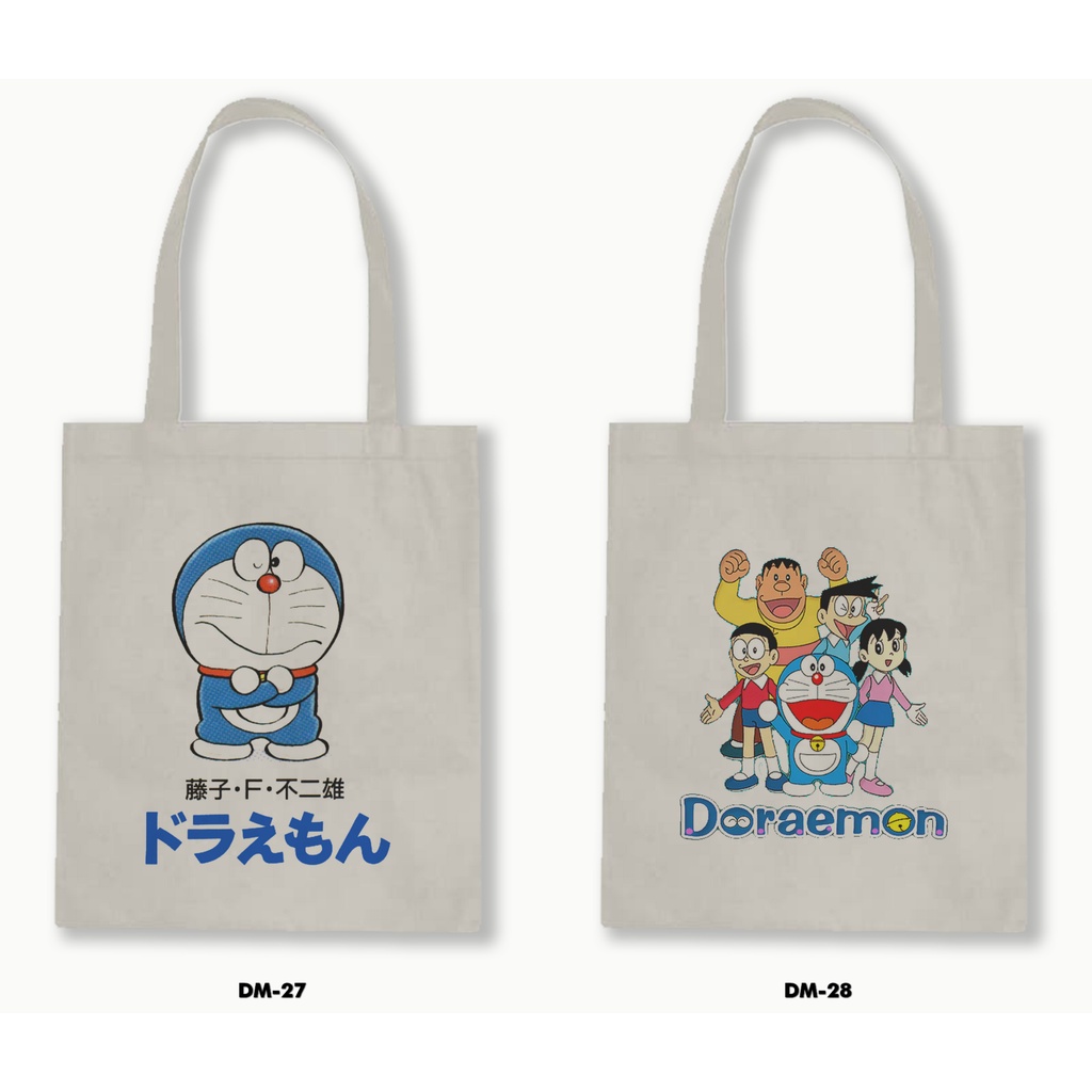 TOTE BAG BLACU - DORAEMON 02