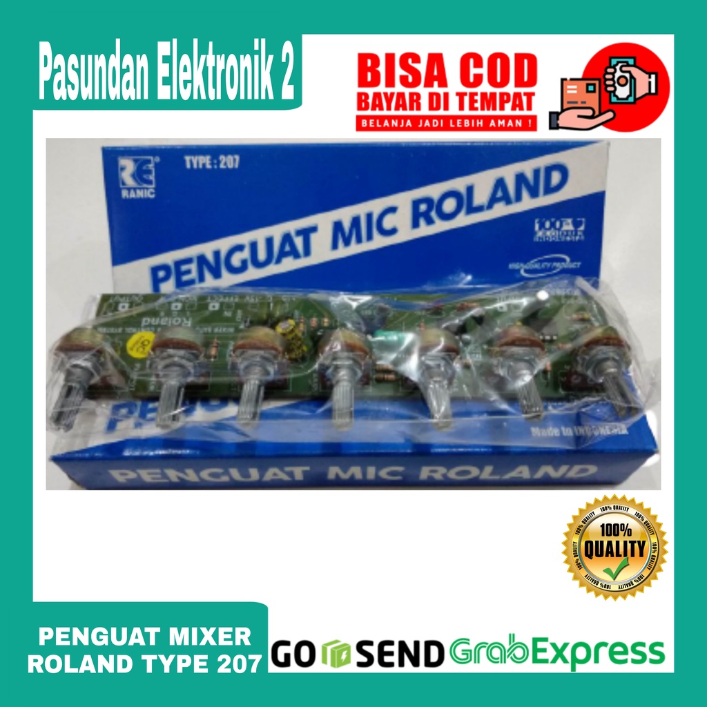 Kit Penguat Mic Roland Mixer Rolland t207