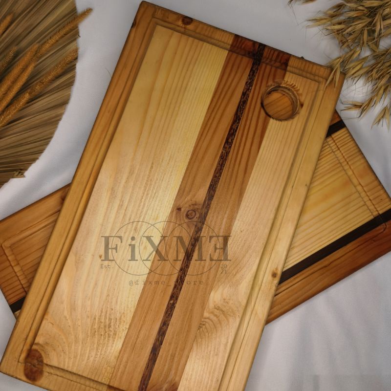 Talenan kayu aesthetic/talenan kayu jati belanda/talenan kayu pinus/tatakan kayu