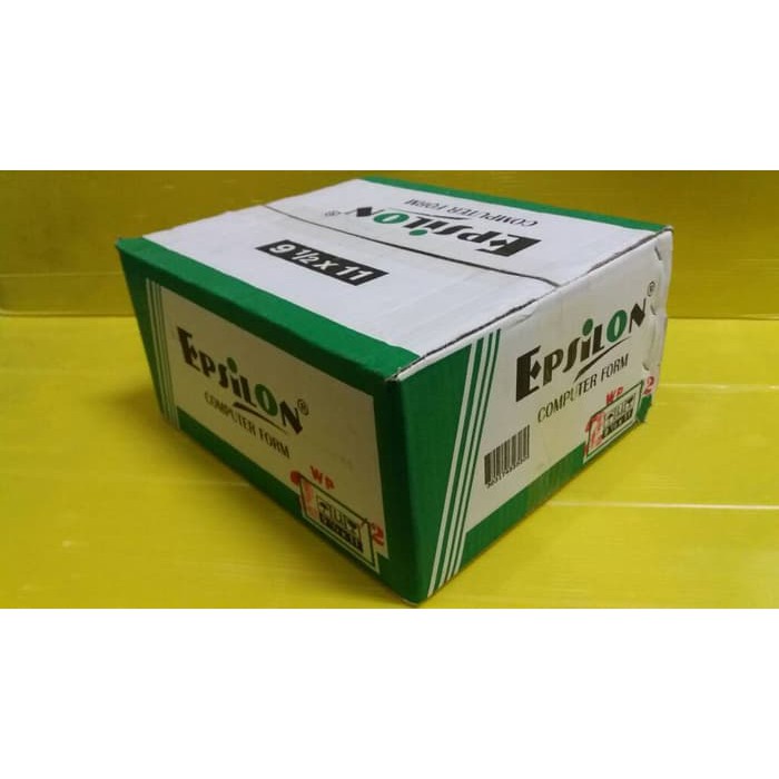 

Jual Epsilon Cont Form 9 1/2 X 11 : 2 2 Ply (K2 : 2) | Kertas Komputer Murah