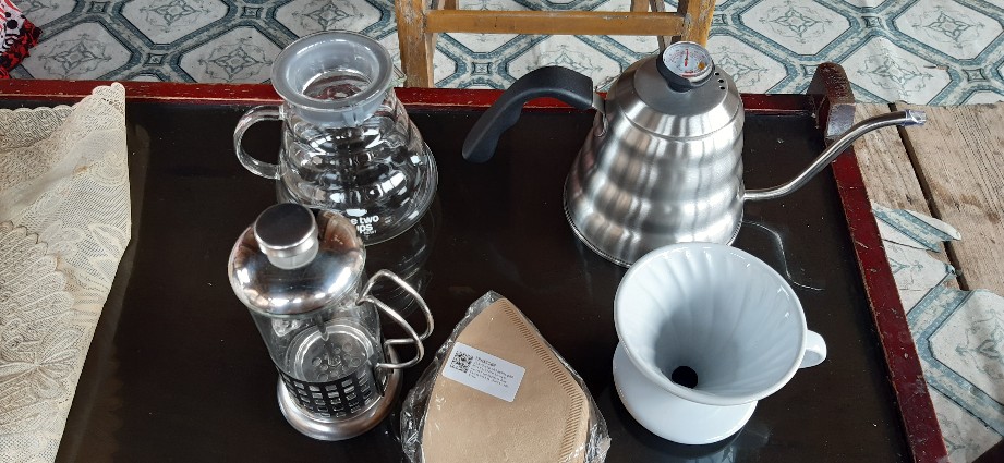Server Kopi Tahan Panas  V60 Teko Coffee Maker 800ml