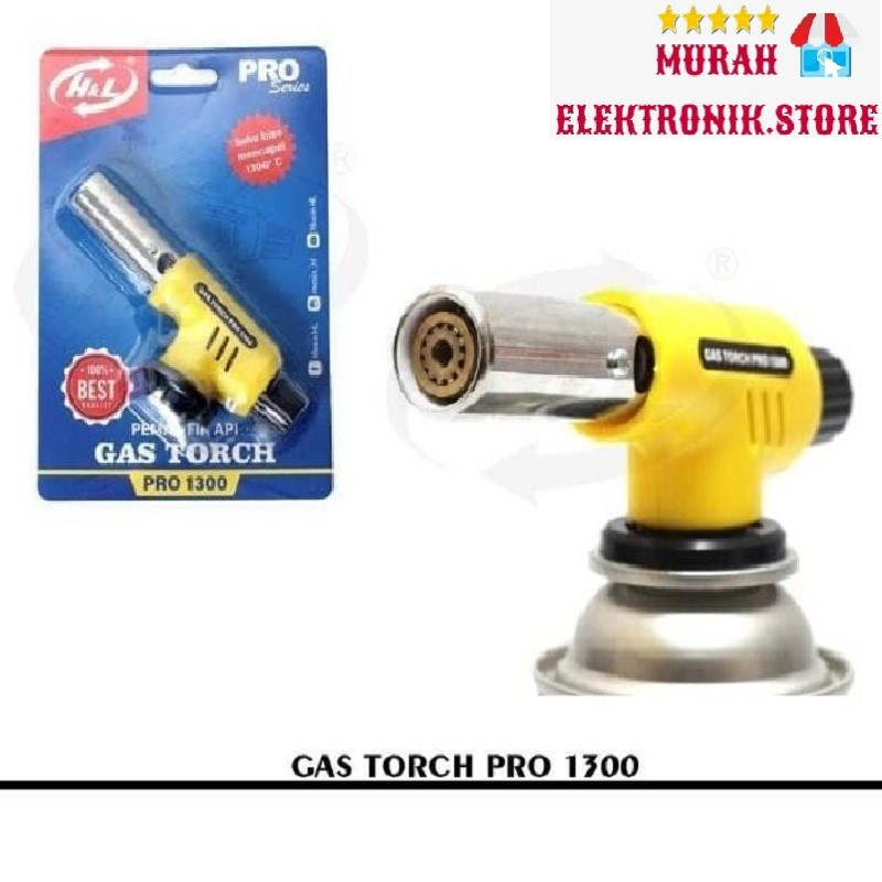 HL Pemantik Api / Gas Torch Pro 1300 (Button)