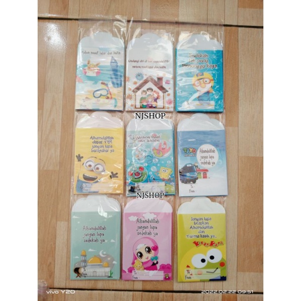 

PROMO amplop lebaran murah 5pack / angpau lebaran 50 lembar termurah bahan glossy bagus