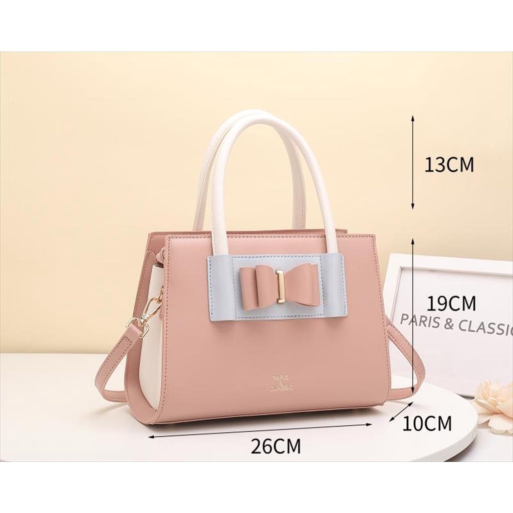 Paris Classic Tas Wanita Import Fashion Branded Terbaru Tophandle Bag Handbag Wanita Tas Kerja Jinjing Wanita[PC32702]