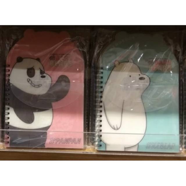 

Buku tulis Bare bears / Notebook merk Miniso