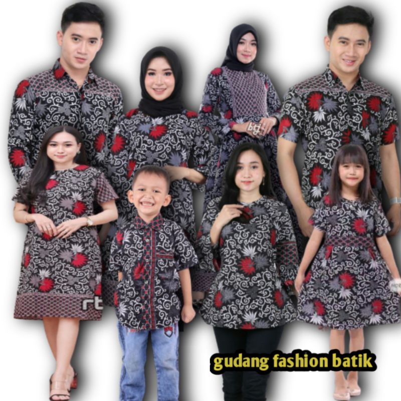 Baju Batik Couple Keluarga Ori
