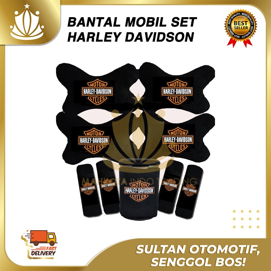 PAKET HEMAT BANTAL MOBIL HARLEY DAVIDSON / AKSESORIS MOBIL HARLEY- PAKET A