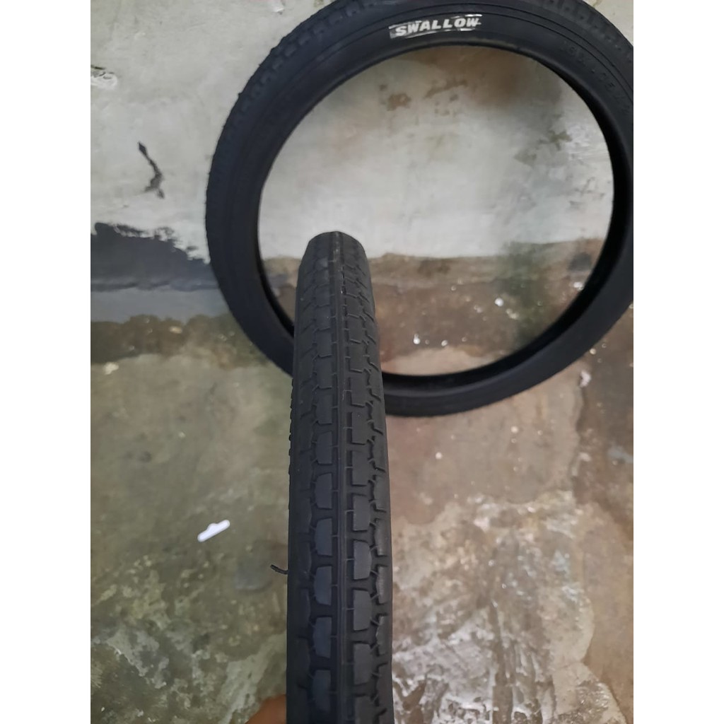 TERMURAH!!! Ban Luar Sepeda Ukuran 16 x 1.75 / SWALLOW Hitam / Realpict / Satuan