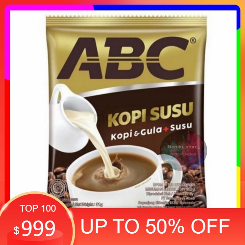 

Kopi Abc Susu 10 Sachet 32 gr / 1 renceng PROMO