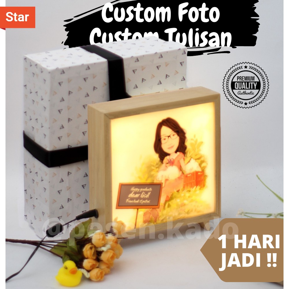 Lampu Tidur Hadiah Kado Ulang Tahun Anniversary Ultah  Unik 