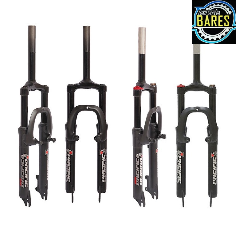 Fork Suspension Sepeda MTB 26 / 27.5 Aviator / Pacific SP-A205 / SP-A207 / SP-A209 / SP-A210 BK Non / With Lock Oversize / Garpu Porok