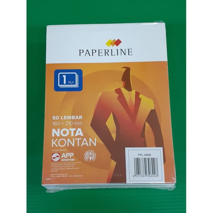 

NOTA KONTAN PAPERLINE BESAR 1 PLY 50 LEMBAR 160 x 210mm | STATIONERY