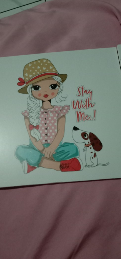 Wooden Projects Pajangan Dinding Rumah Hiasan Dekorasi Kamar Wall Decor Vector Girl Quote - Grw