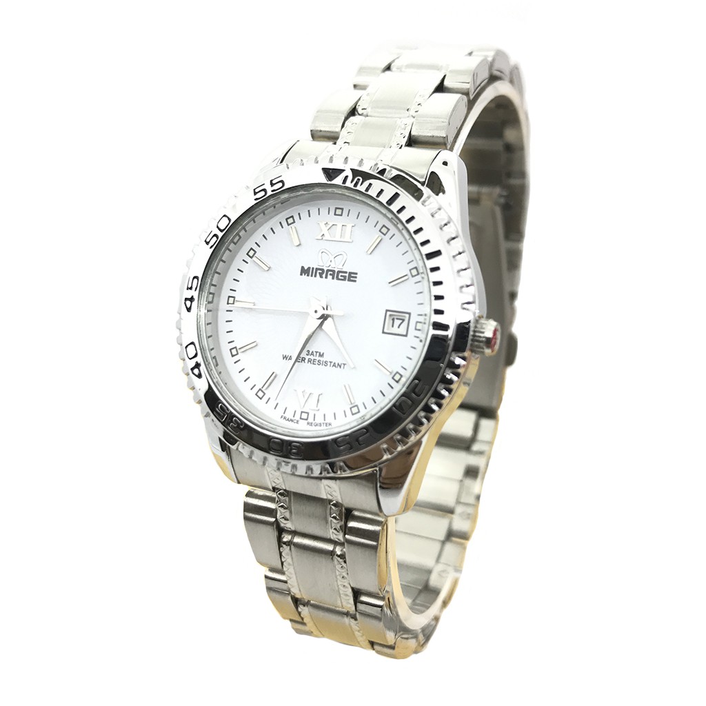 Jam Tangan Wanita Mirage Silver 7613L-pP | Shopee Indonesia