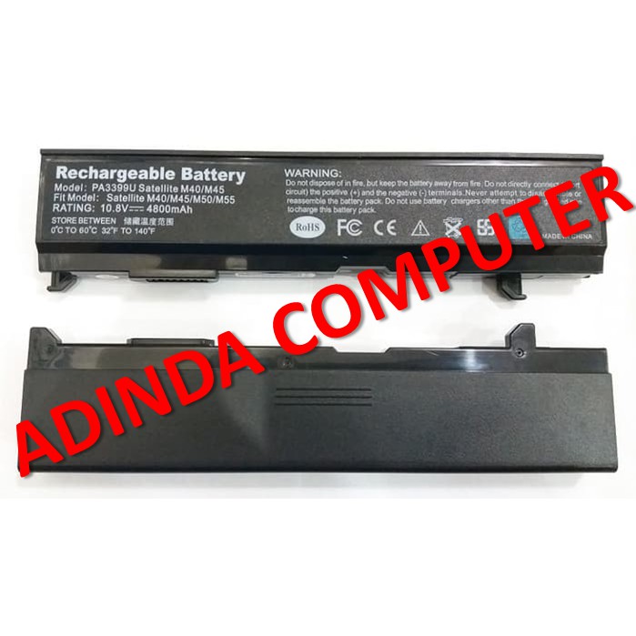 BATERAI TOSHIBA A80 M40 M45 M50 M55 PA3399