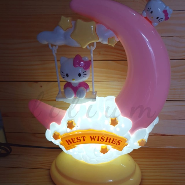 Lampu Bulan hello kitty doraemon lampu kamar tidur - lampu meja anak