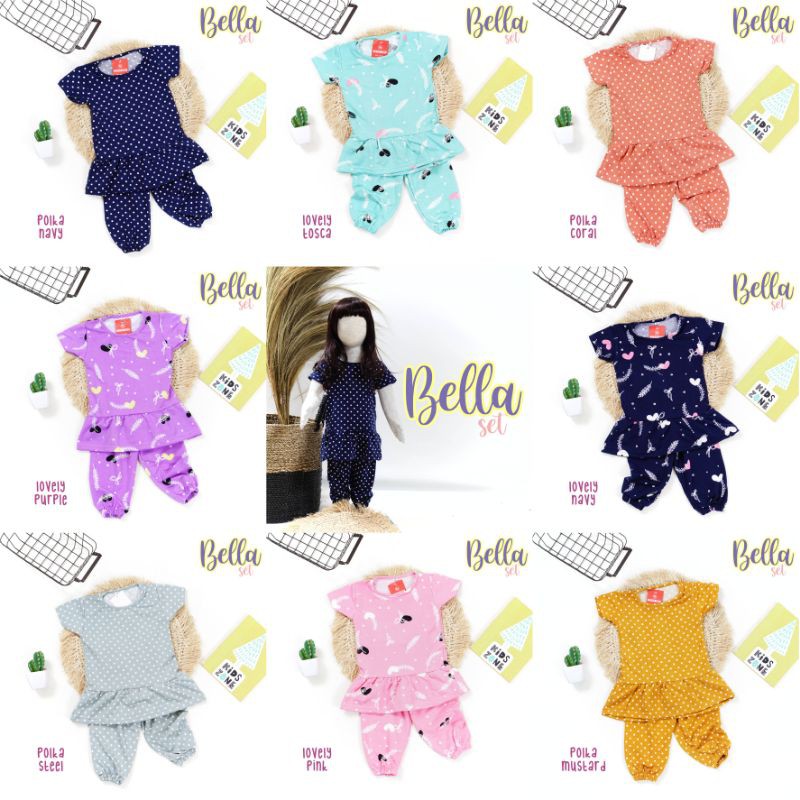 Setelan Anak Perempuan - Bella Set
