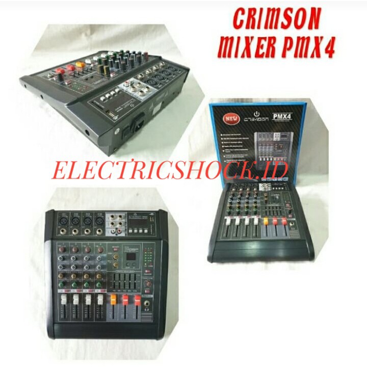 MIXER AUDIO CRIMSON PMX 4 PROFESIONAL DSP DIGITAL EFFECT