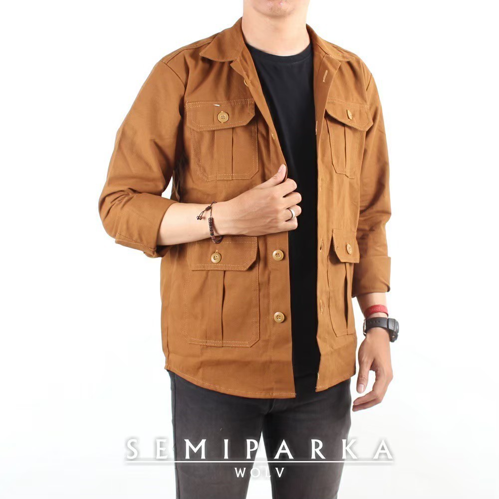 KEMEJA SEMI PARKA CANVAS SK4