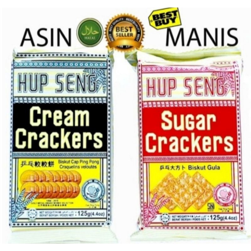 

Hup Seng Cream Cracker 125 gram