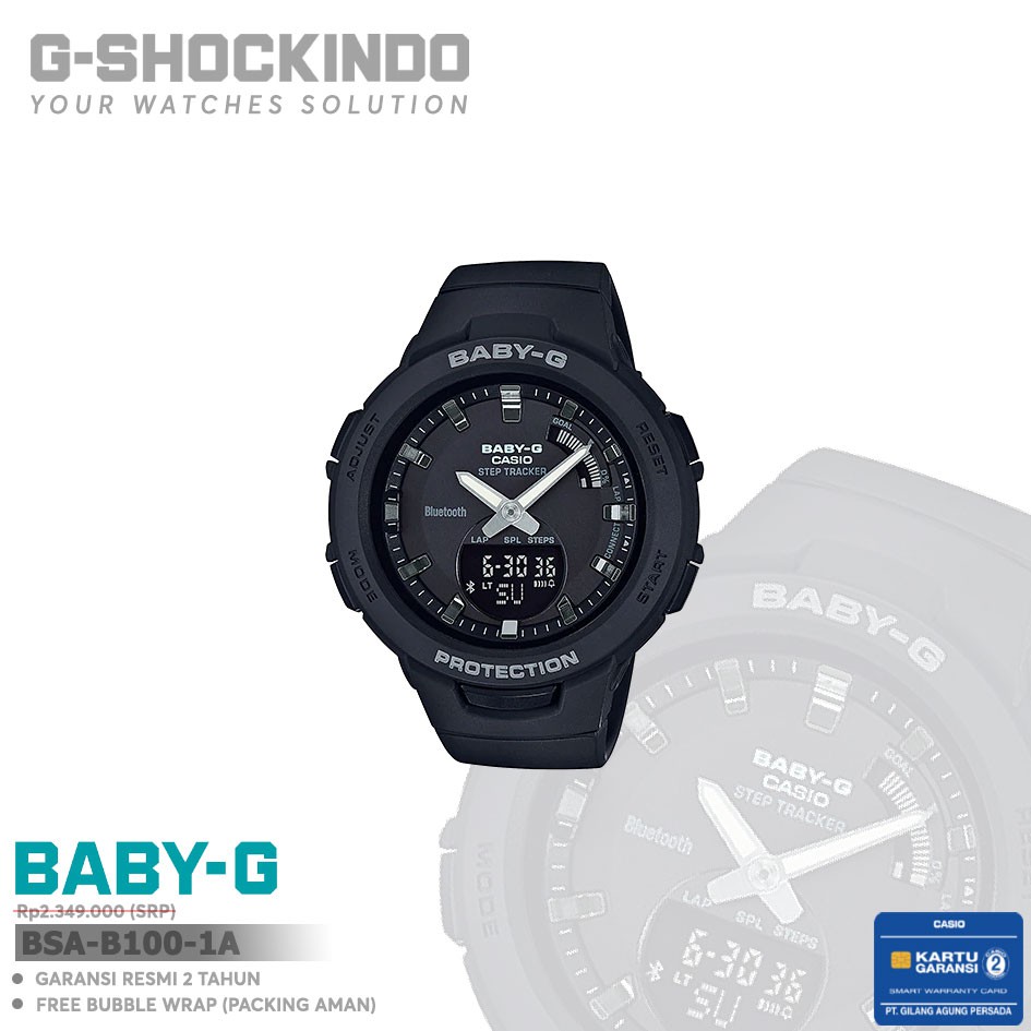 Casio Baby-G BSA-B100-1A / BSA-B100-1ADR Original