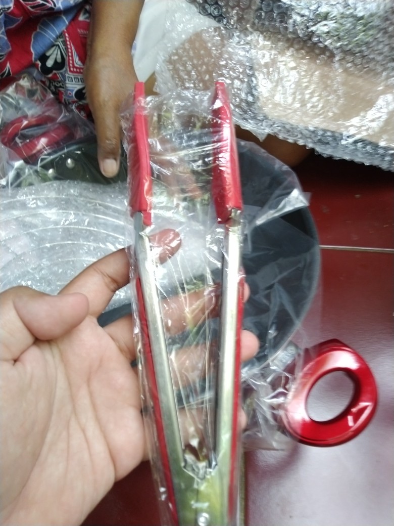 Wajan Tempura / Wajan Set Aluminium Teflon / Wok Set 30cm Supra - Ungu