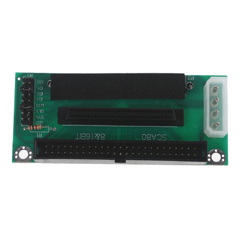 Btsg SCSI 80-pin, Ke 68-pin Ke 50-pin Adapter Card Transmit Data Untuk Mini PC