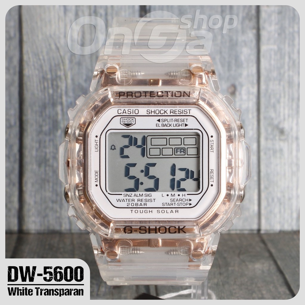 g shock transparan