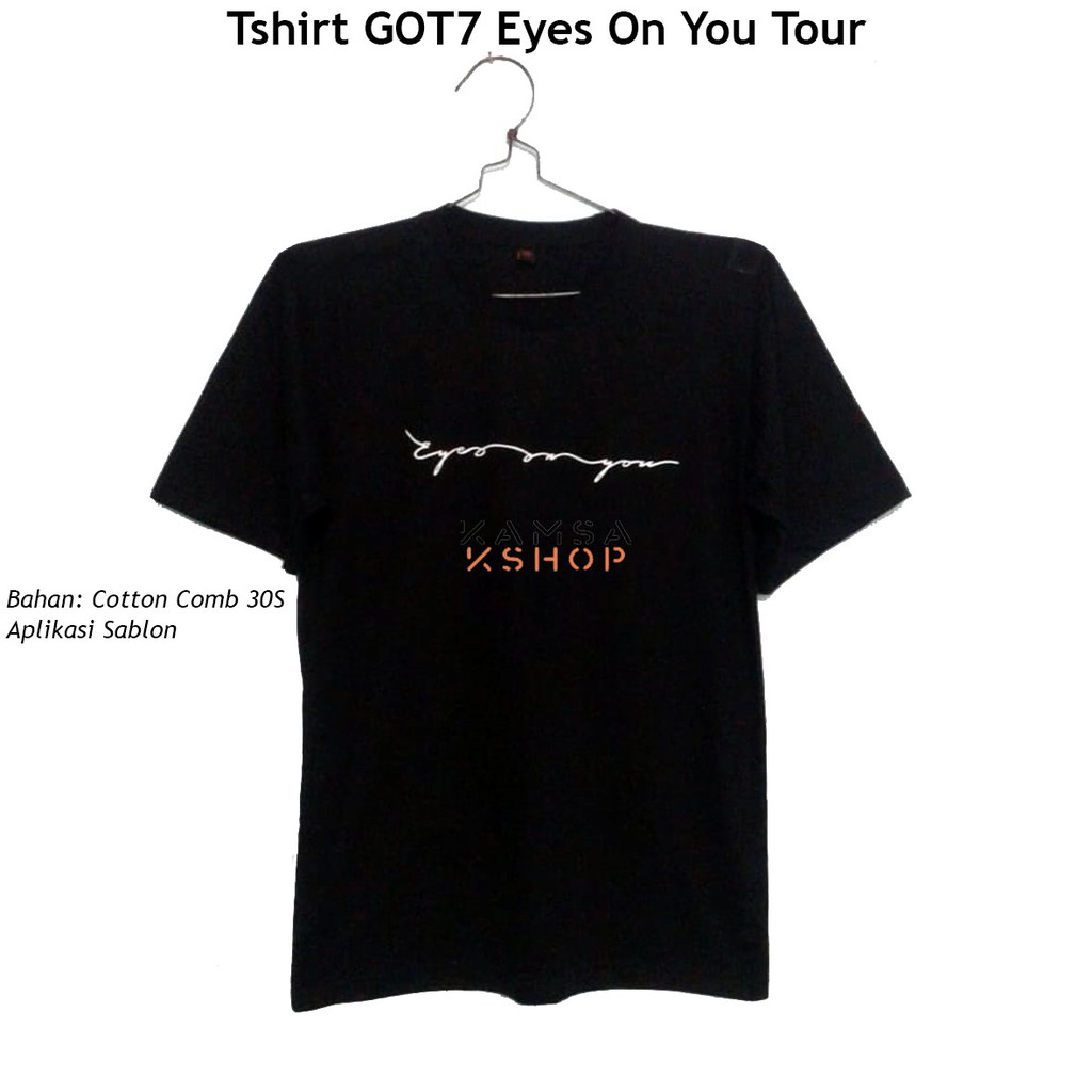 BAJU GOT 7 Eyes On You BAJU GOT7 TSHIRT GOT 7 Eyes On You TSHIRT GOT7 KAOS GOT 7 KAOS GOT7