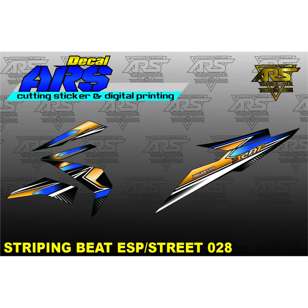 Sticker Striping BEAT ESP - Striping Variasi motor Beat Esp