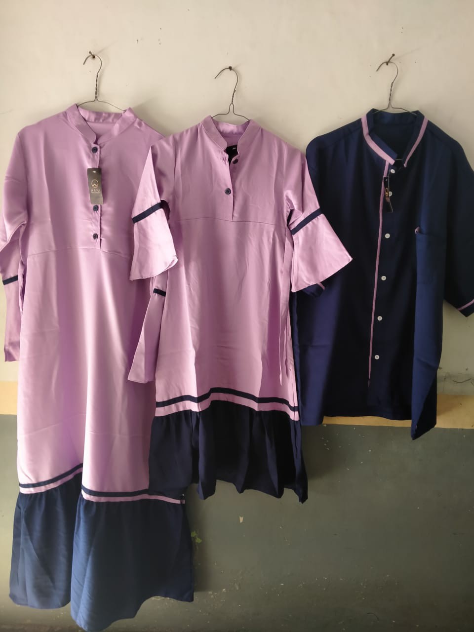 (new 2021) Couple Family Set Hawa By Toko Batik Qutbi Robbani Pekalongan