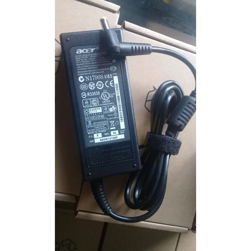 Adaptor Charger Acer 19V 3.42A ORIGINAL