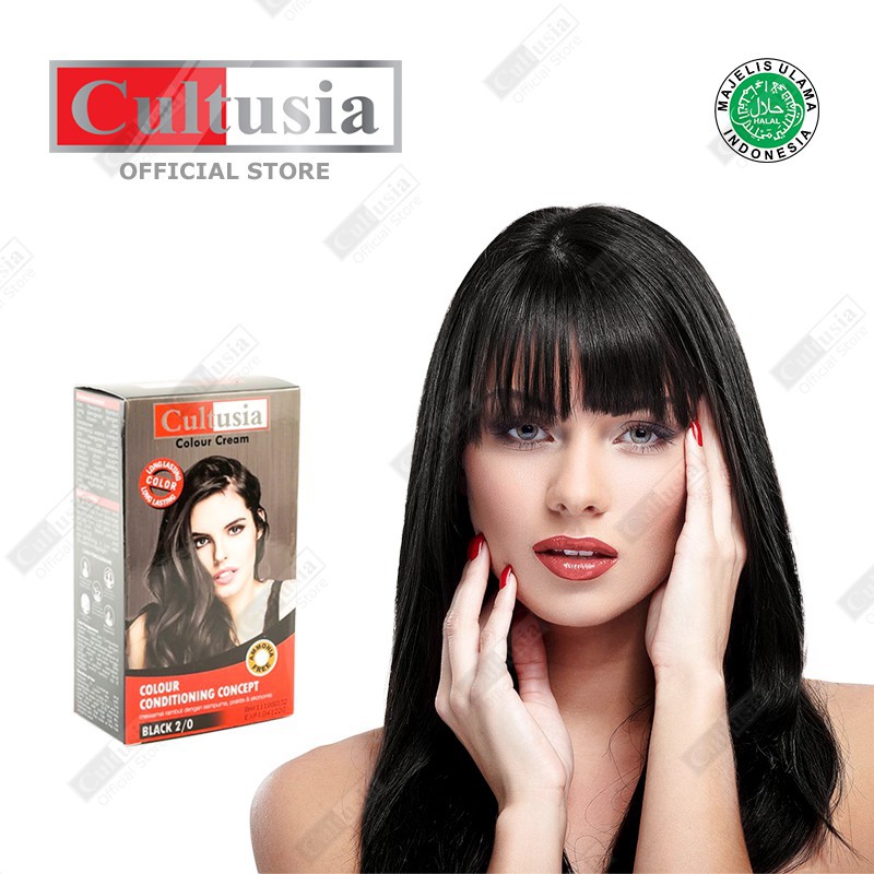 Cultusia Hair Color Black 2 0 30 ML