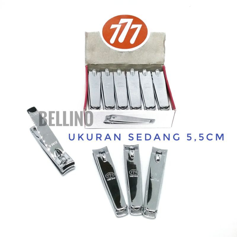 Gunting Kuku 777 Ukuran Besar 8cm Bahan Stainless Steel / Capit Kuku 777 Three Seven Ori Murah