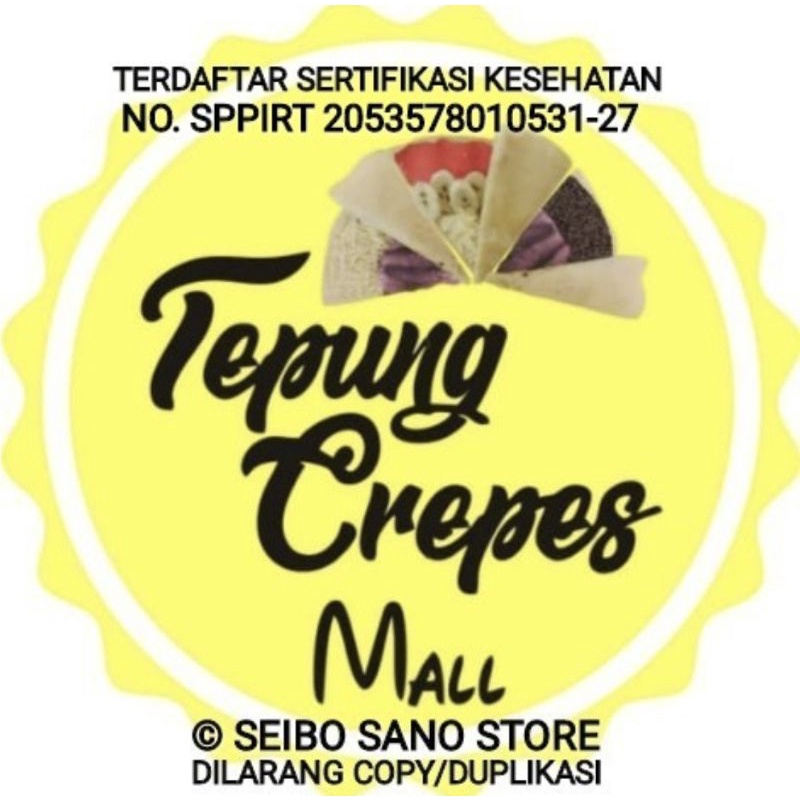 

Asli Bersertifikasi Kesehatan. Tepung Crepes Mall 2 Kilogram