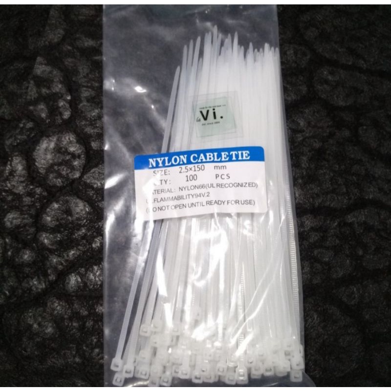 cable ties 15 cm 2,5x 150 mm isi 100