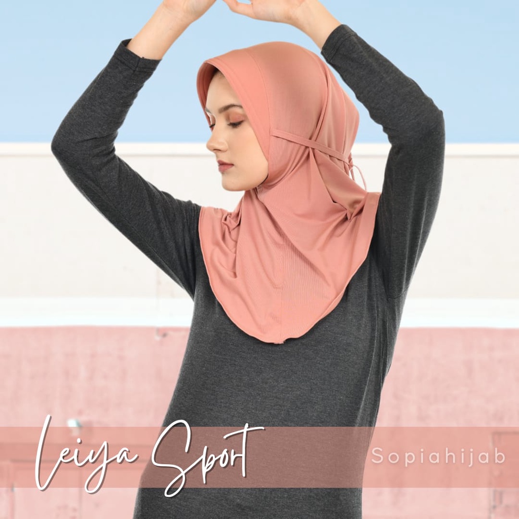 Hijab Sport Premium Jersey Tebal Mode Jilbab Bergo Pet Antem