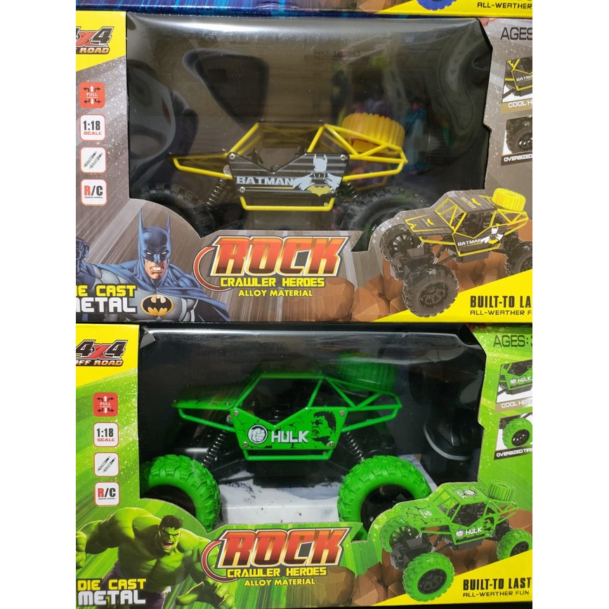 Mainan anak Mobil remote control / mobil karakter captain amerika avengers Hulk