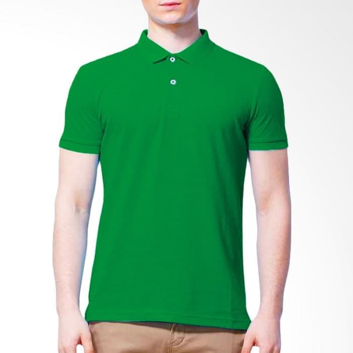 POLO SHIRT PRIA baju kaos kerah polos / kaos berkerah bahan katun lacos murah-FUJI - Polo Shirt
