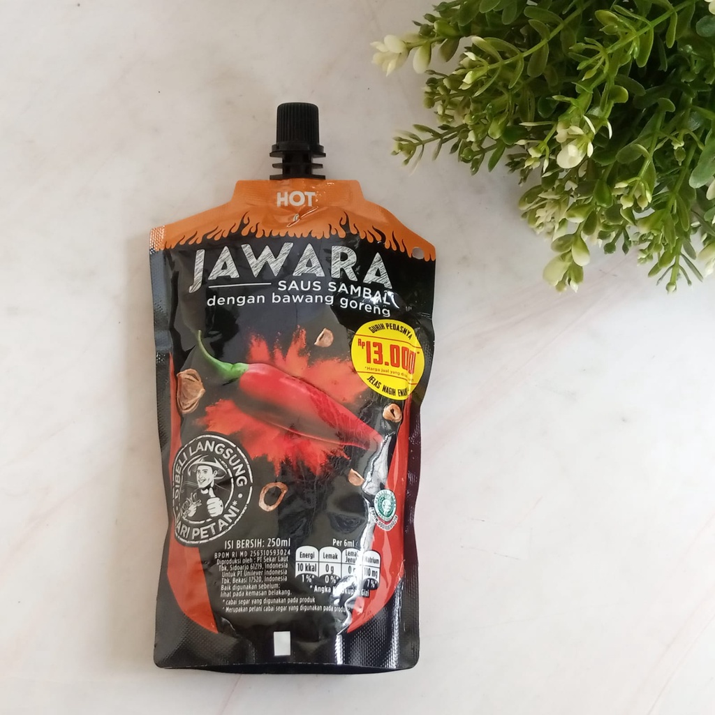 Hot Jawara Saus Sambal Pouch 250ml